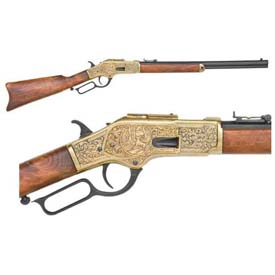 M1873 Engraved Western Rifle - Brass Finish