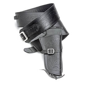 Single Black Western Holster