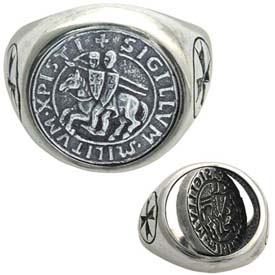 Templar Knight Seal Ring