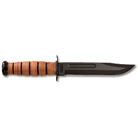 USMC - Straight Edge With Leather Sheath