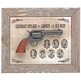 Outlaw & Lawmen Framed Set