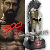 King Leonidas Miniature Sword and Display