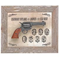 Outlaw & Lawmen Framed Set
