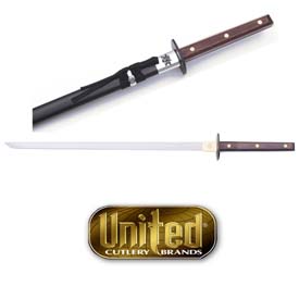 Full Tang Ninja Sword - 24-K Gold