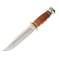 Leather Handled Bowie 