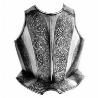 Engraved Spanish Breastplate