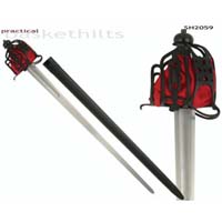 Practical Basket Hilt Broadsword